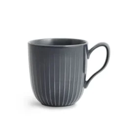 Kähler Design Bols, Tasses Et Mugs Tasse En Porcelaine Blanche 33cl -Bols, tasses et mugs Soldes Boutique tasse en porcelaine anthracite 33cl 5