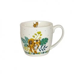 Faye Bols, Tasses Et Mugs Tasse En Porcelaine Blanche Tigre