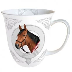 Ambiente Bols, Tasses Et Mugs Tasse En Porcelaine Fine Cheval