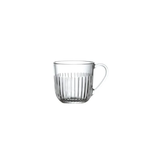 La Rochère Bols, Tasses Et Mugs Tasse En Verre Transparent - Lot De 6 3 La Rochère Bols, Tasses Et Mugs Tasse En Verre Transparent - Lot De 6