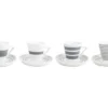Salt&Pepper Bols, Tasses Et Mugs Tasse Et Soucoupe Gris 19cl 4 Pièces -Bols, tasses et mugs Soldes Boutique tasse et soucoupe gris 19cl 4 pieces 1