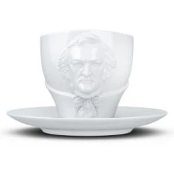 Tassen Bols, Tasses Et Mugs Tasse Et Sous Tasse Johann Wolfgang Von Goeth En Porcelaine 260ml -Bols, tasses et mugs Soldes Boutique tasse et sous tasse richard wagner en porcelaine 260ml
