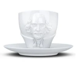 Tassen Bols, Tasses Et Mugs Tasse Et Sous Tasse Johann Wolfgang Von Goeth En Porcelaine 260ml -Bols, tasses et mugs Soldes Boutique tasse et sous tasse william shakespeare en porcelaine 260ml