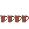 Villa Collection Bols, Tasses Et Mugs Tasse Expresso En Argile Rouge - Lot De 4 -Bols, tasses et mugs Soldes Boutique tasse expresso en argile rouge lot de 4 2