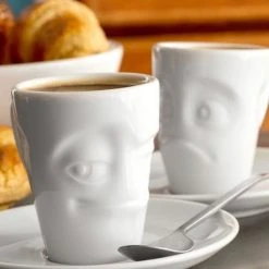 Tassen Bols, Tasses Et Mugs Tasse Expresso En Porcelaine Heureux 80ml -Bols, tasses et mugs Soldes Boutique tasse expresso en porcelaine heureux 80ml 2