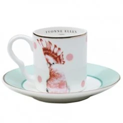 Yvonne Ellen Bols, Tasses Et Mugs Tasses à Café Et Soucoupe En Porcelaine Panthère - Lot De 2 -Bols, tasses et mugs Soldes Boutique tasses a cafe et soucoupe en porcelaine panthere lot de 2 2