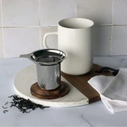 OGO Living Bols, Tasses Et Mugs Tisanière Avec Couvercle En Grès Et Acacia 475 Ml -Bols, tasses et mugs Soldes Boutique tisaniere avec couvercle en gres et acacia 475 ml 41