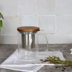 OGO Living Bols, Tasses Et Mugs Tisanière En Verre Borosilicate 450 Ml -Bols, tasses et mugs Soldes Boutique tisaniere en verre borosilicate 450 ml 2