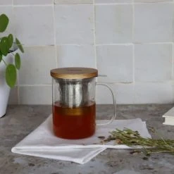 OGO Living Bols, Tasses Et Mugs Tisanière En Verre Borosilicate 450 Ml -Bols, tasses et mugs Soldes Boutique tisaniere en verre borosilicate 450 ml 3