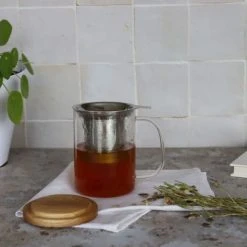 OGO Living Bols, Tasses Et Mugs Tisanière En Verre Borosilicate 450 Ml -Bols, tasses et mugs Soldes Boutique tisaniere en verre borosilicate 450 ml 4