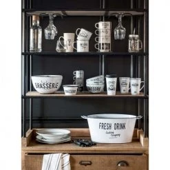 Maisons Du Monde Bols, Tasses Et Mugs Tour 4 Tasses En Faïence Noire Et Blanche -Bols, tasses et mugs Soldes Boutique tour 4 tasses en faience noire et blanche 1000 1 33 178875 4