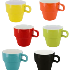 Pylones Bols, Tasses Et Mugs Tour De Tasses Cappucino 160ml -Bols, tasses et mugs Soldes Boutique tour de tasses cappucino 160ml 1